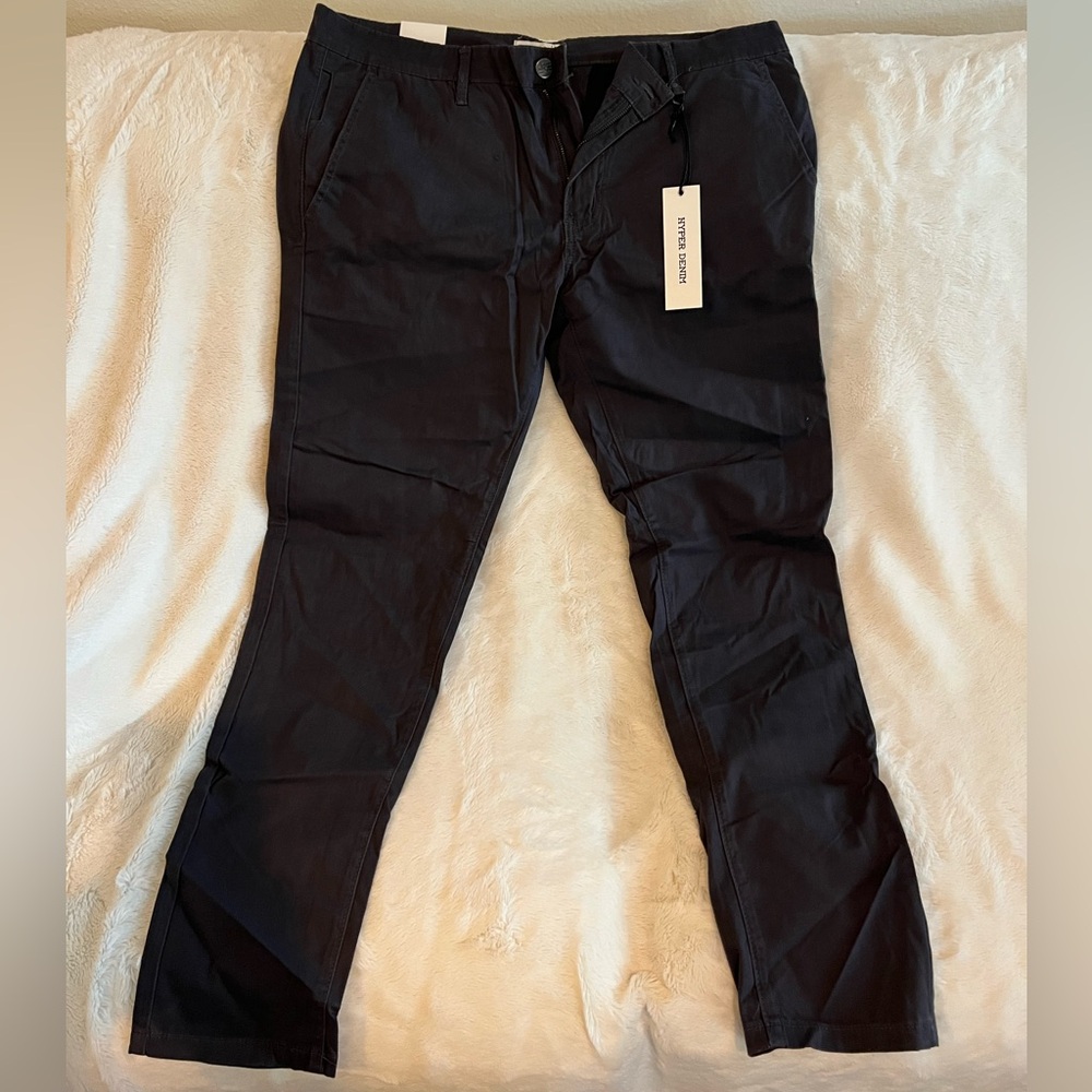 Men's Classic Black Chinos